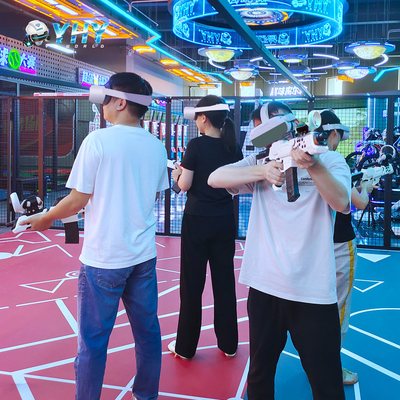 YHY New Launched 4 Players VR Shooting Simulator with 360 Free Roam and Multiplayer Games