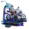 Powerful 9D VR Simulator Virtual Reality Mountain Motorcycle For 2 Players