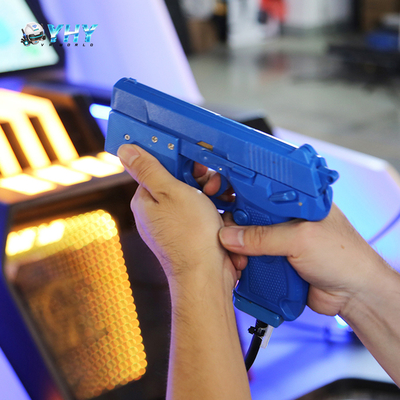 VR Shooting Simulator For Kids With Guns And Double 65inch Screens For Multiplayer Competition