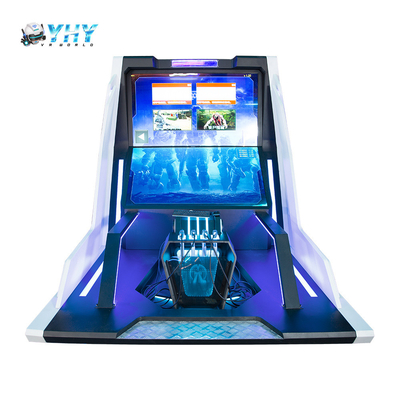 VR Shooting Simulator For Kids With Guns And Double 65inch Screens For Multiplayer Competition