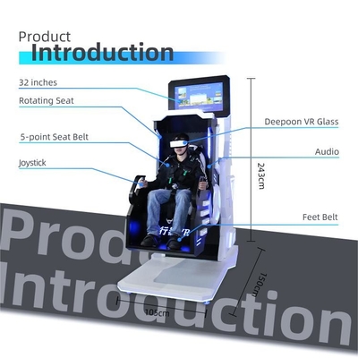 Vr Game Equipment with 360 Degree Rotation 9d Rotating Simulator