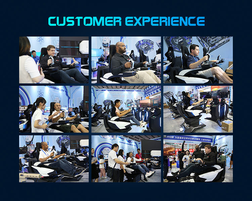 Self Service Flight Simulator With 3-Screen Border View