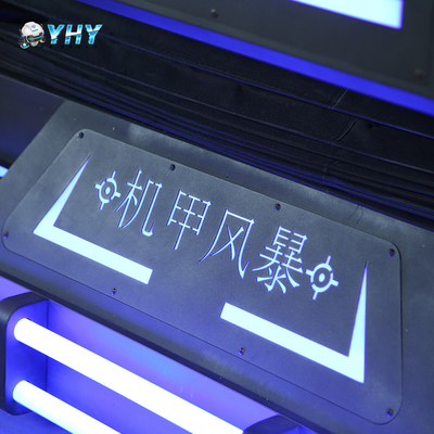 YHY VR Mech Warrior 9D Cinema 2 Seats VR Movie Shooting Game Function with Interactive Button