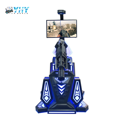 Guangzhou YHY 9D VR Gatling1 Player Shooting Simulator Fighting Gun Game Machine Adventure Park 
