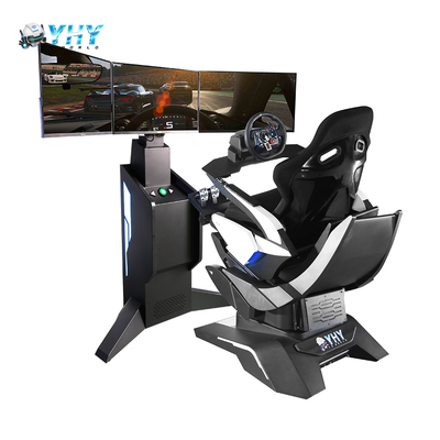 9D VR Indoor Amusement Park F1 3-Screen Racing Car Simulator