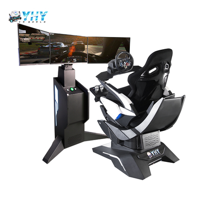 Three Screens Car Racing Games Machine Virtual Reality Driving Simulator