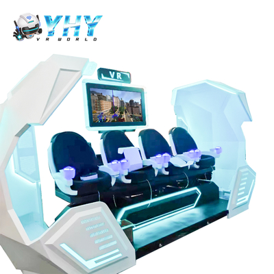YHY VR Cinema 4 Seats 9D Virtual Reality Movie Machine One Stop Project Game Park Use 