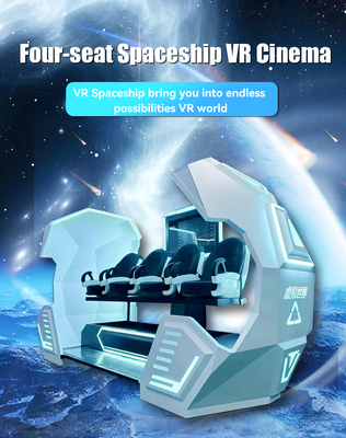 China Direct Factory 4 Seats VR Cinema Virtual Reality Shooting Simulator Charming Capsule 42 inch Display Gaming Machine