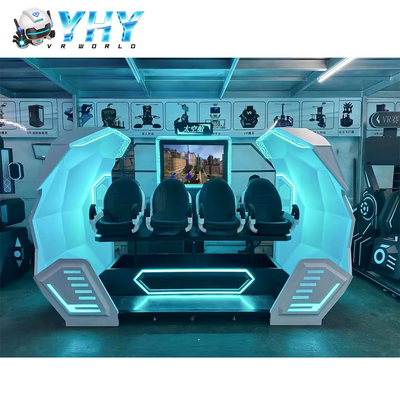 YHY VR Cinema 4 Seats 9D Virtual Reality Movie Machine One Stop Project Game Park Use 