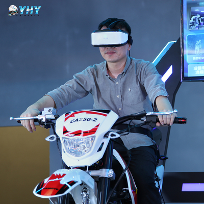 Amusement Park Theme Park 9d Virtual Reality Double Vr Motorcycle Simulator