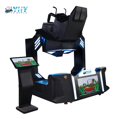 VR 9D 360 720 Degree Virtual Reality Rotating Simulator Dynamic Chair Roller Coaster Flight Motion Single Seat Game Machine 