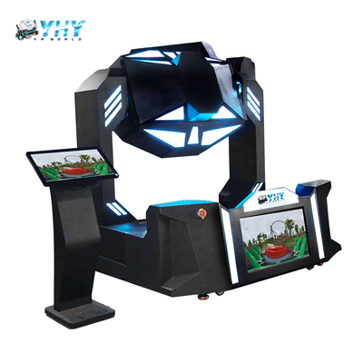 9D VR 360 720 Simulator Virtual Reality Game Roller Coaster Attractions Arcade Machine with 4-Piont Safety Belt