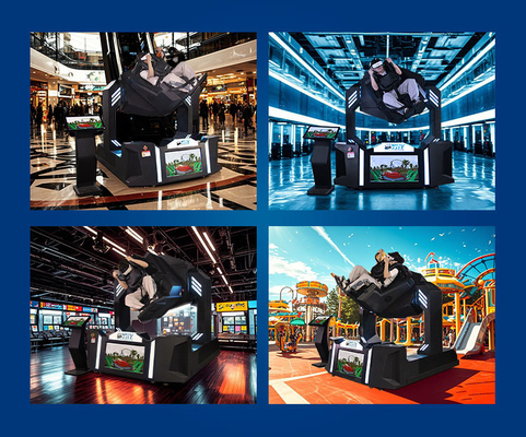 YHY 9D VR720 Attractive Roller Coaster Virtual Reality Game Machine Simulator Entertainment Indoor Fun 
