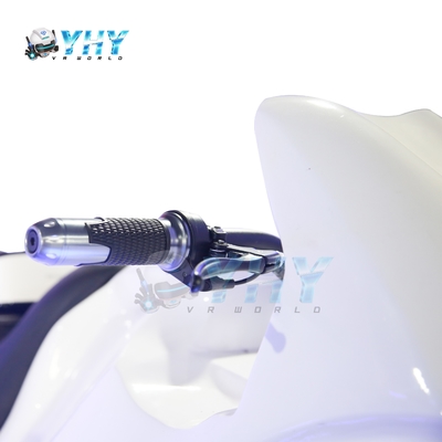 White Motor Bike Simulator Arcade Game Machine 9D Vr Motorcycle