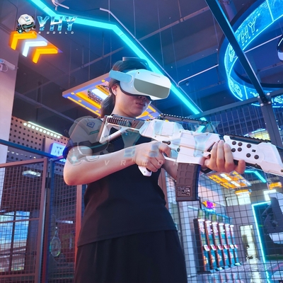 Quicker ROI Turnkey VR Solution Multiplayer Arena Free Roaming VR Shooting Game for Amusement Park