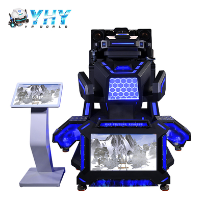 9D VR Driving Virtual Reality 360 Degree Roller Coaster Single Player Black Game Machine 