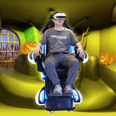9D Virtual Reality Flight Experience Motion Simulator With 360 Degree Single Seat Chair