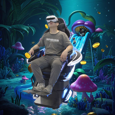 360 Degree Rotation VR Crossing Chair With Single Seat For Immersive VR Cinema Experience