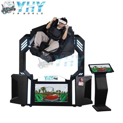  Virtual Reality Single Player 360 720 Degree VR Flight Simulator Roller Coaster 9D Chair Machine VR Fun 