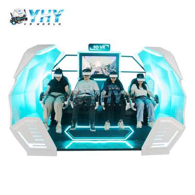 YHY 9D VR Cinema 4 Seats Simulator VR Entertainment Equipment for One-Stop Shop
