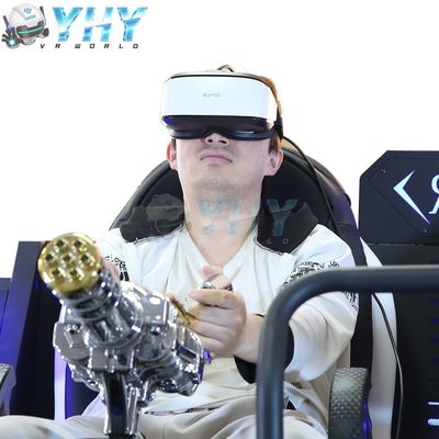 9D VR Cinema Virtual Reality Game Equipment 2 Seats Mecha Warrior with DP VR Headset 