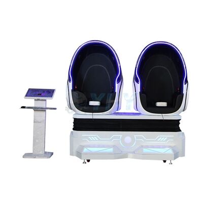 9D Virtual Egg Chair Simulator 360° Interactive Gaming Device Two-Person VR Gaming Equipment