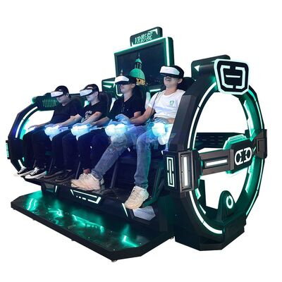 9D Vr Simulator 4 Seat Vr Cinema Roll Coaster Movie Games Simulator Game Machine