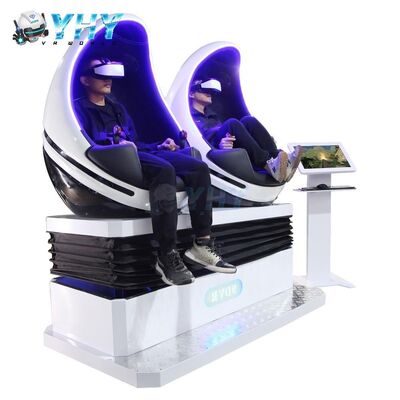 9D VR Chair Virtual Reality Glasses 2 Seater Egg Machine 3 Dof Platform Simulator Game Park Equipment 