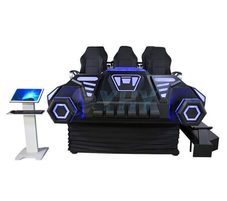 6-Seat 5D/7D/9D VR Cinema Theater Simulator Metal Arcade VR Game Machine