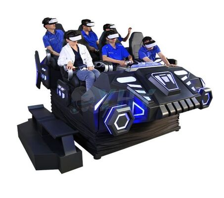 6-Seat 5D/7D/9D VR Cinema Theater Simulator Metal Arcade VR Game Machine