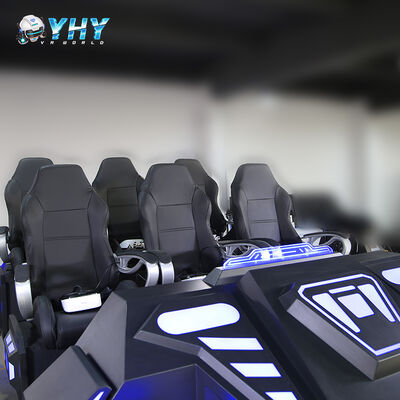 9D Virtual Reality 6-Seats Cinema Electric Motion System Machine Over 179+ Movie Games Indoor/Outdoor Airport Adventure Park