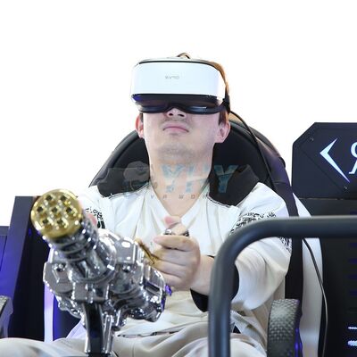 Virtual Reality Simulation 9D VR Platform Experience Game Shooting Simulator With 2 Players For Sale