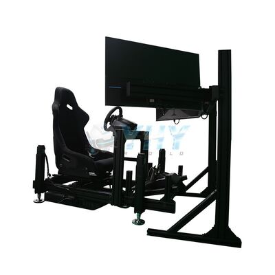 YHY 4DOF Movement Platform Racing Simulator with 3 Screens and Aluminum Alloy Structure for Immersive Driving Experience