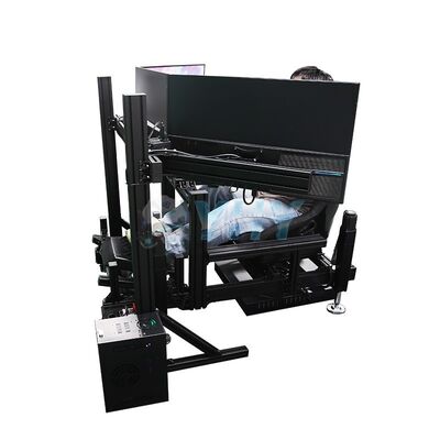 YHY 4DOF Movement Platform Racing Simulator with 3 Screens and Aluminum Alloy Structure for Immersive Driving Experience