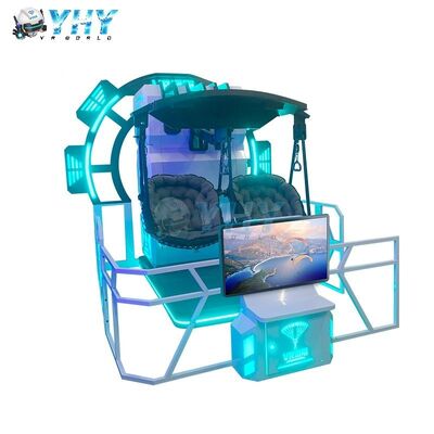 Indoor Amusement Park VR Cinema Simulator 9D Entertainment Double VR Paraglider Flight Simulation