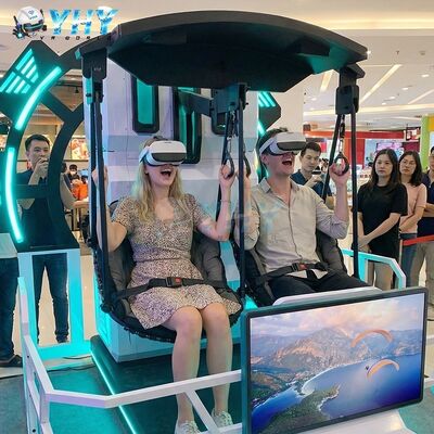 YHY Double VR Paraglider Flying Simulator Enjoy the Real Paragliding Experience Machine VR Park for Kids and Adult