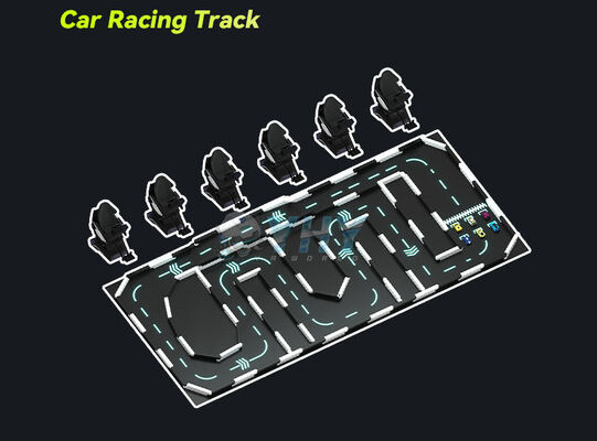 Commercial AR Car Racing Chair AR VR Gaming Simulator Competitive Racing Machine for Arcade Center Shopping Mall