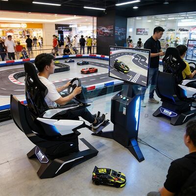 YHY VR Multiplayer AR Racing Simulator with Customized Racing Tracks for Realistic Competition