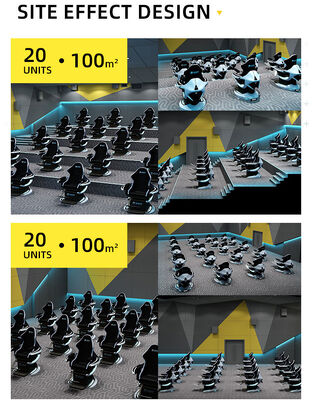 VR Dynamic Cinema Thrilling Immersive 9D Themes Film 3DOF Platform Amusement Park