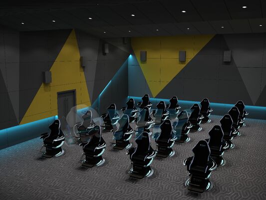 YHY Ultimate Crossing 2 9D VR Dynamic Cinema With 360 Rotation Chair Fast Economic Business Operation Mode