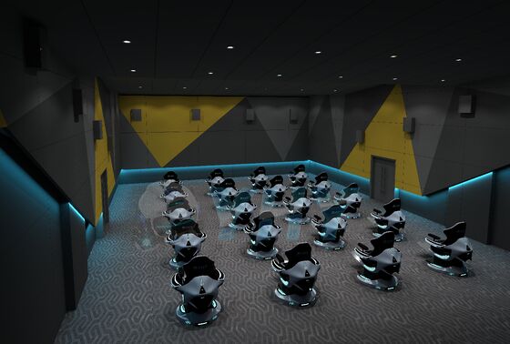 YHY Ultimate Crossing 2 9D VR Dynamic Cinema With 360 Rotation Chair Fast Economic Business Operation Mode