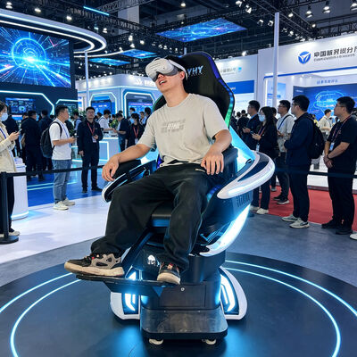 Proprietary 3-Axis VR Arcade Equipment VR 360 Rotation Chair VR Platform with Free Game Updates