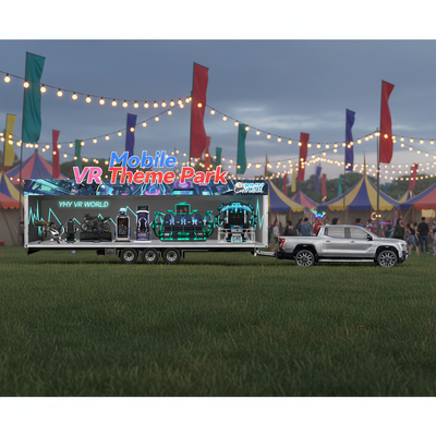 Newest Mobile Vr Trailer Truck Professional 9D Virtual Reality Simulator Game for Outdoor Commercial Amusement Center
