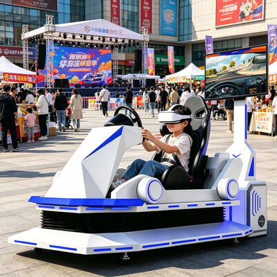 Realidad Virtual Driving Game Machine VR Car Racing Simulator at VR Theme Park