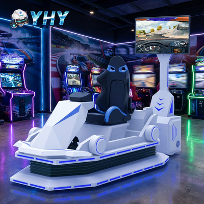 Realidad Virtual Driving Game Machine VR Car Racing Simulator at VR Theme Park