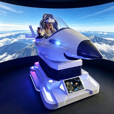 Large 3D Dynamic Flight Simulator 9d VR Fighter Indoor Home Plastic PC Space Capsule Aircraft Game Equipment Shopping Malls