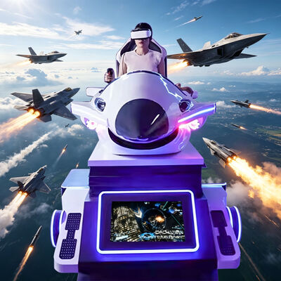 Large 3D Dynamic Flight Simulator 9d VR Fighter Indoor Home Plastic PC Space Capsule Aircraft Game Equipment Shopping Malls