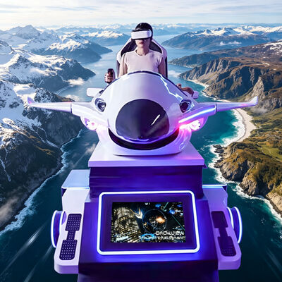 New Design VR Airplane Simulator Immersive Flying Game Virtual Flight Simulator 9D VR Game Machine for Indoor Amusement