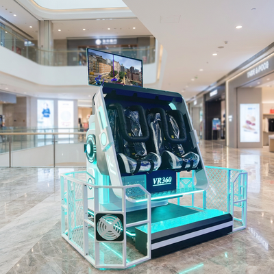 Indoor 9D VR Arcade Cinema Simulator 360 VR Game Machine for Two Players Metal Home Use VR MR Equipment