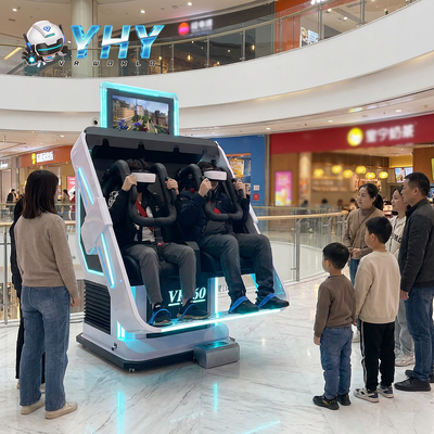 Indoor 9D VR Arcade Cinema Simulator 360 VR Game Machine for Two Players Metal Home Use VR MR Equipment